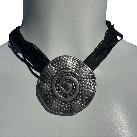 Kostibas Hellas Santorini Greece Greek Handmade Bohemian Choker Necklace - Picture 1 of 5